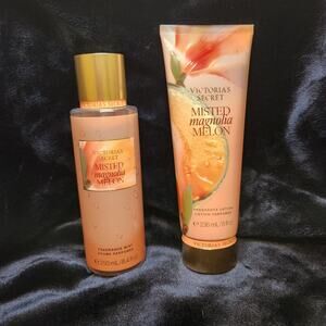 Victoria's Secret Misted Magnolia Melon Mist and Lotion Set